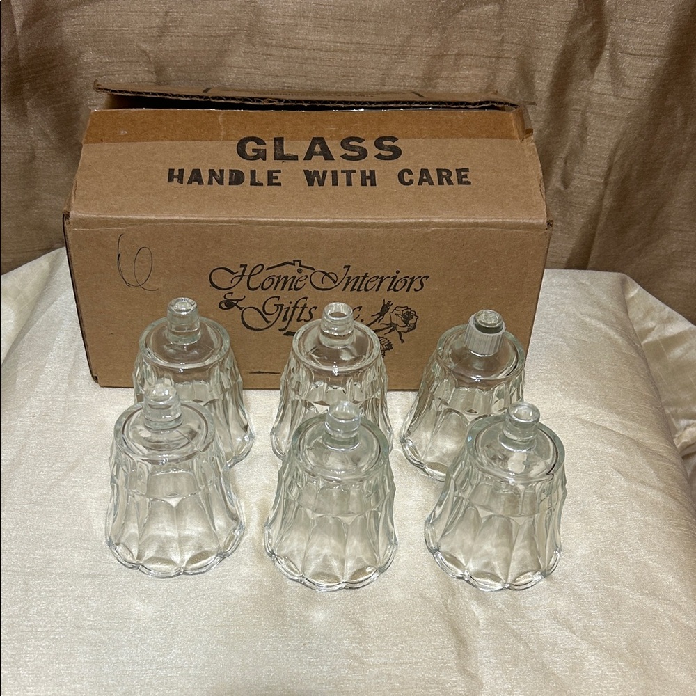 Home Interiors Homco Syroco Tulip Shaped Set of 6